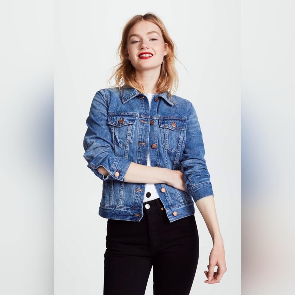 Madewell Women's The Jean Jacket in Pinter Wash‎ XS